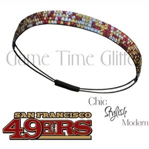 San Francisco 49ers Rhinestone Headbands